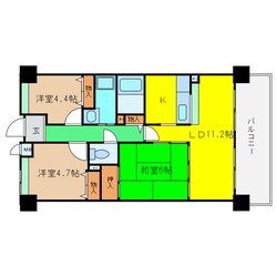 アメニティ江戸堀の物件間取画像